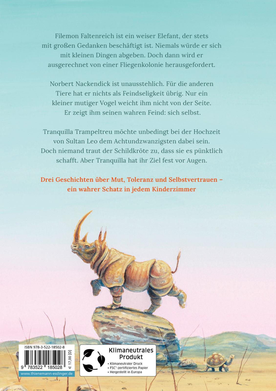 Rückseite: 9783522185028 | Die schönsten Tierfabeln | Vorlesebuch mit Klassikern | Michael Ende