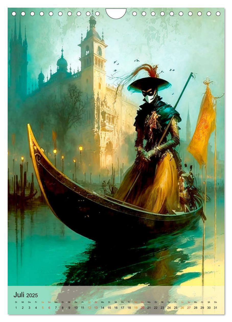 Bild: 9783435883790 | Venedig Karneval (Wandkalender 2025 DIN A4 hoch), CALVENDO...