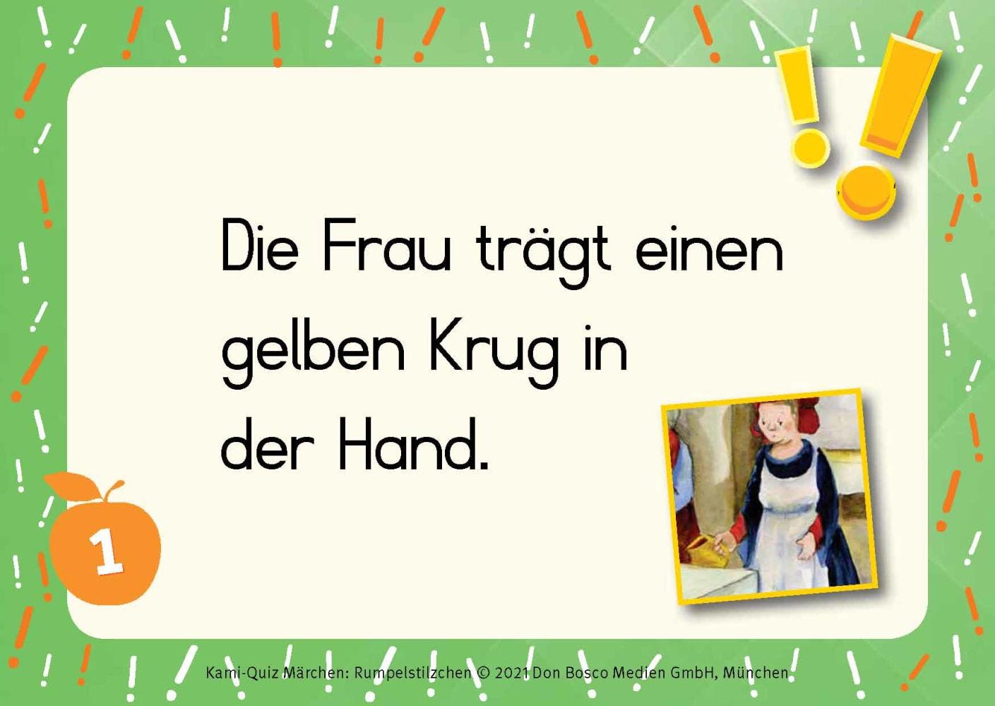 Bild: 4260179517419 | Kami-Quiz Märchen: Rumpelstilzchen | Helga Fell | Box | 34 S. | 2021