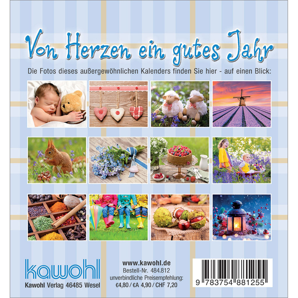 Bild: 9783754881255 | Von Herzen ein gutes Jahr 2025 | Kalender | 14 S. | Deutsch | 2025