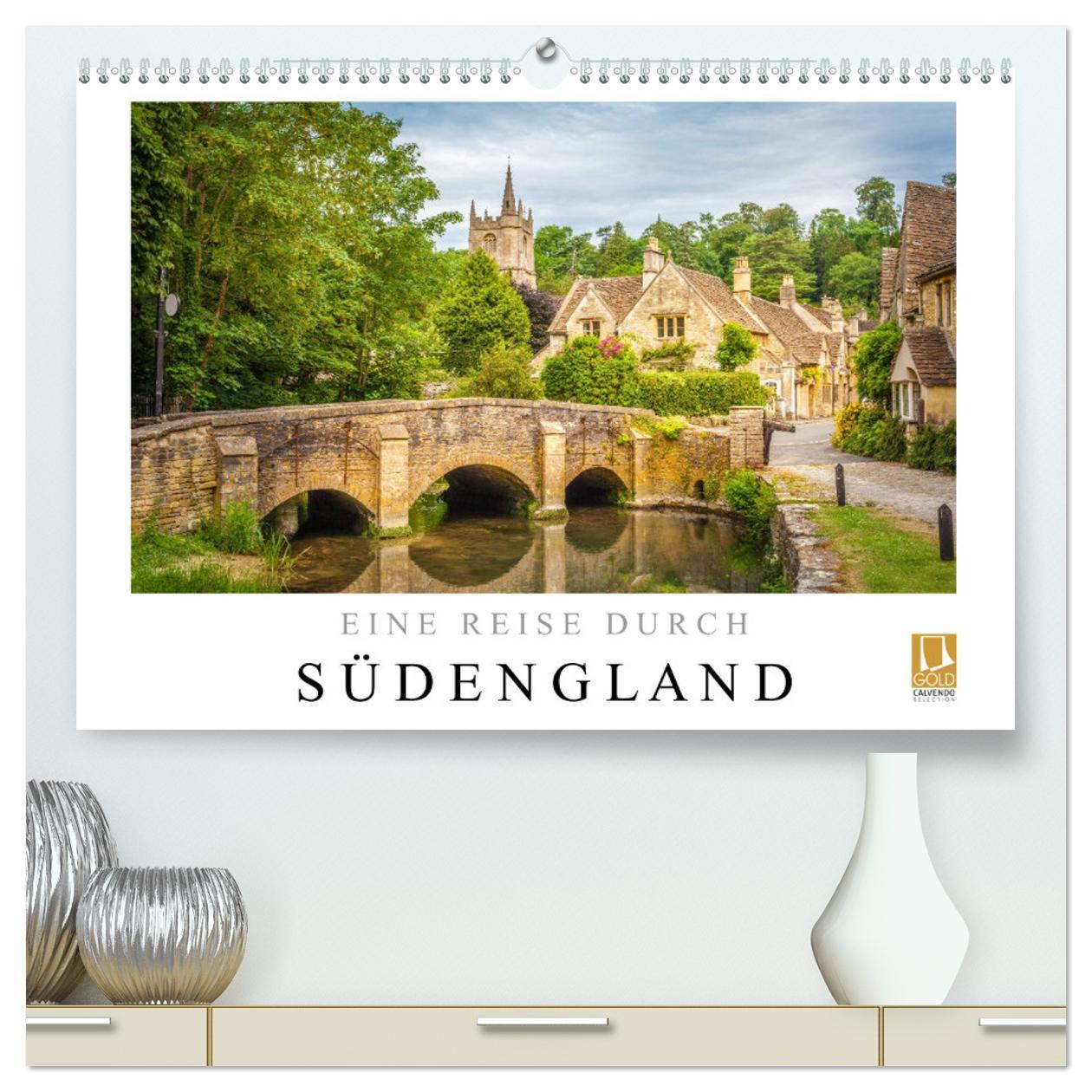 Cover: 9783435581986 | Eine Reise durch Südengland (hochwertiger Premium Wandkalender 2025...