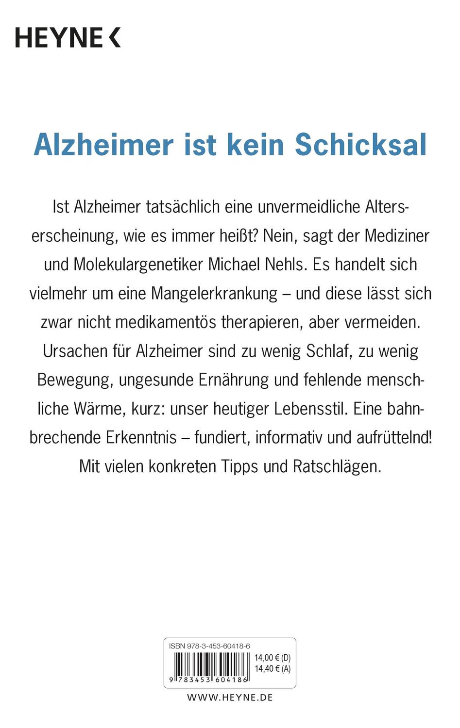 Bild: 9783453604186 | Die Alzheimer-Lüge | Die Wahrheit über eine vermeidbare Krankheit