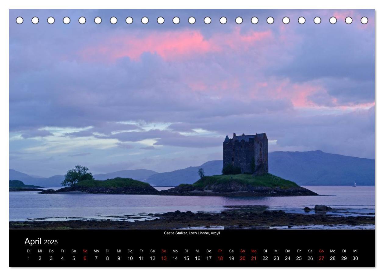 Bild: 9783435783991 | Schottland (Tischkalender 2025 DIN A5 quer), CALVENDO Monatskalender