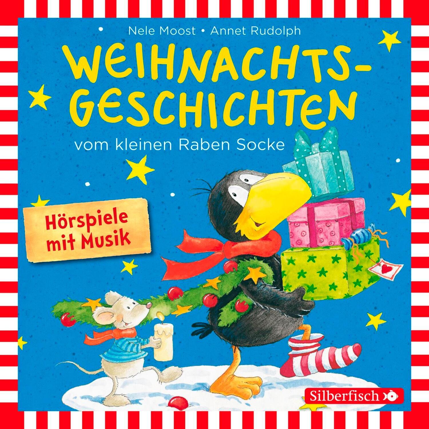 Cover: 9783867427678 | Weihnachtsgeschichten vom kleinen Raben Socke | Nele Moost (u. a.)