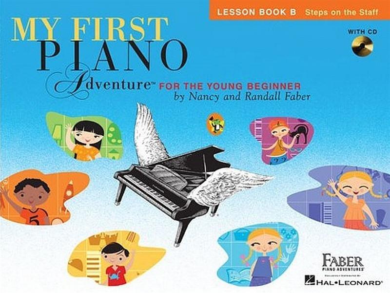 Cover: 674398219575 | My First Piano Adventure - Lesson Book B (Book/Online Audio) | Faber