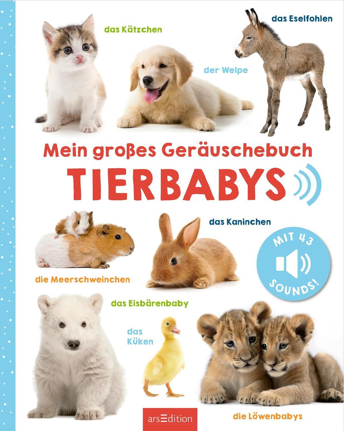 Bild: 9783845860985 | Mein großes Geräuschebuch - Tierbabys | Mit 43 Sounds | Buch | 16 S.