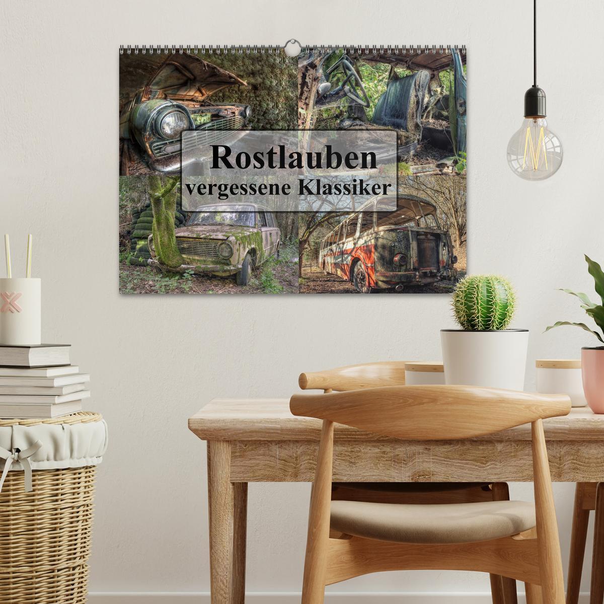 Bild: 9783435575831 | Rostlauben - vergessene Klassiker (Wandkalender 2025 DIN A3 quer),...