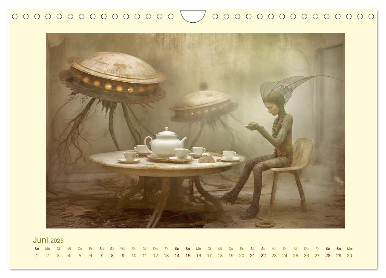 Bild: 9783383838316 | Surreale Alienwelt (Wandkalender 2025 DIN A4 quer), CALVENDO...