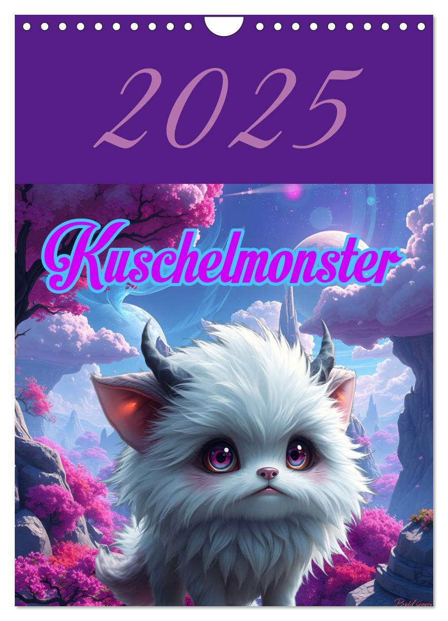 Cover: 9783457201848 | Kuschel Monster (Wandkalender 2025 DIN A4 hoch), CALVENDO...