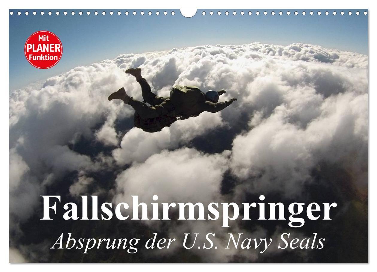 Cover: 9783435547494 | Fallschirmspringer. Absprung der U.S. Navy Seals (Wandkalender 2025...