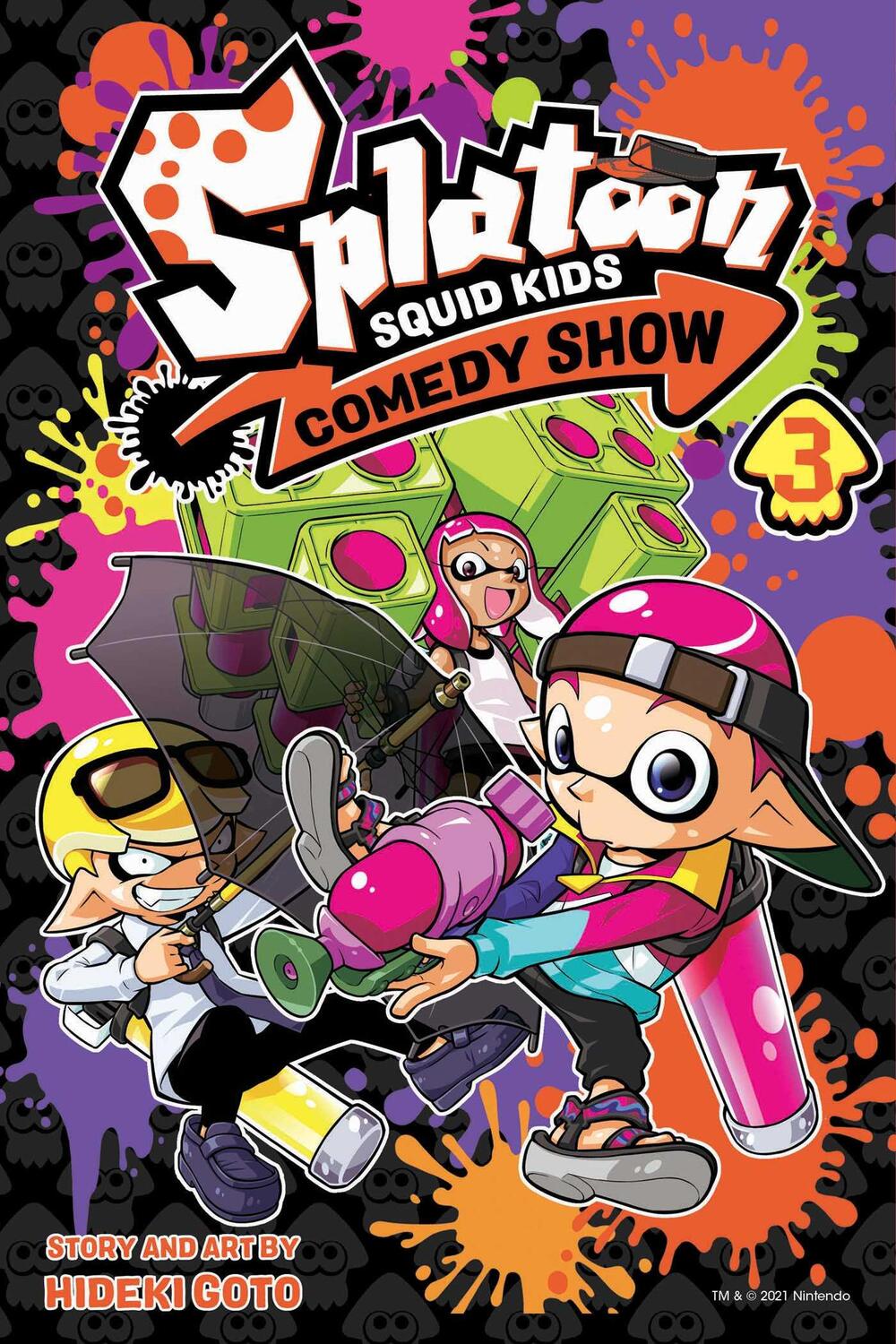 Cover: 9781974717040 | Splatoon: Squid Kids Comedy Show, Vol. 3 | Hideki Goto | Taschenbuch