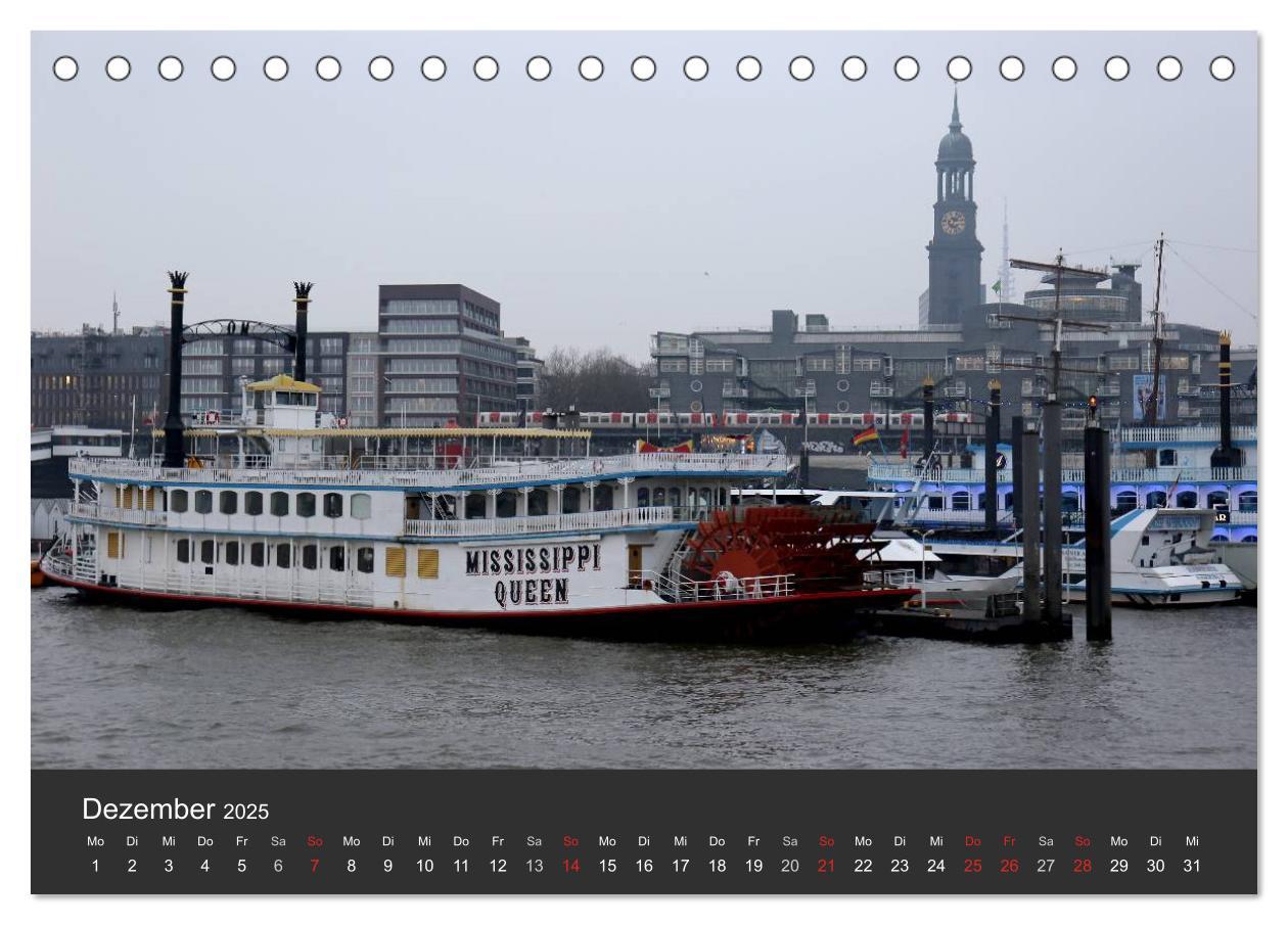 Bild: 9783435492886 | Hafen Hamburg 2025 (Tischkalender 2025 DIN A5 quer), CALVENDO...