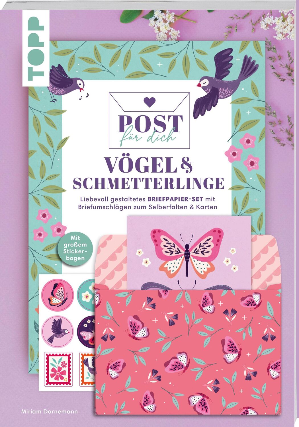 Cover: 9783735853257 | Post für dich. Vögel &amp; Schmetterlinge | Miriam Dornemann | Taschenbuch