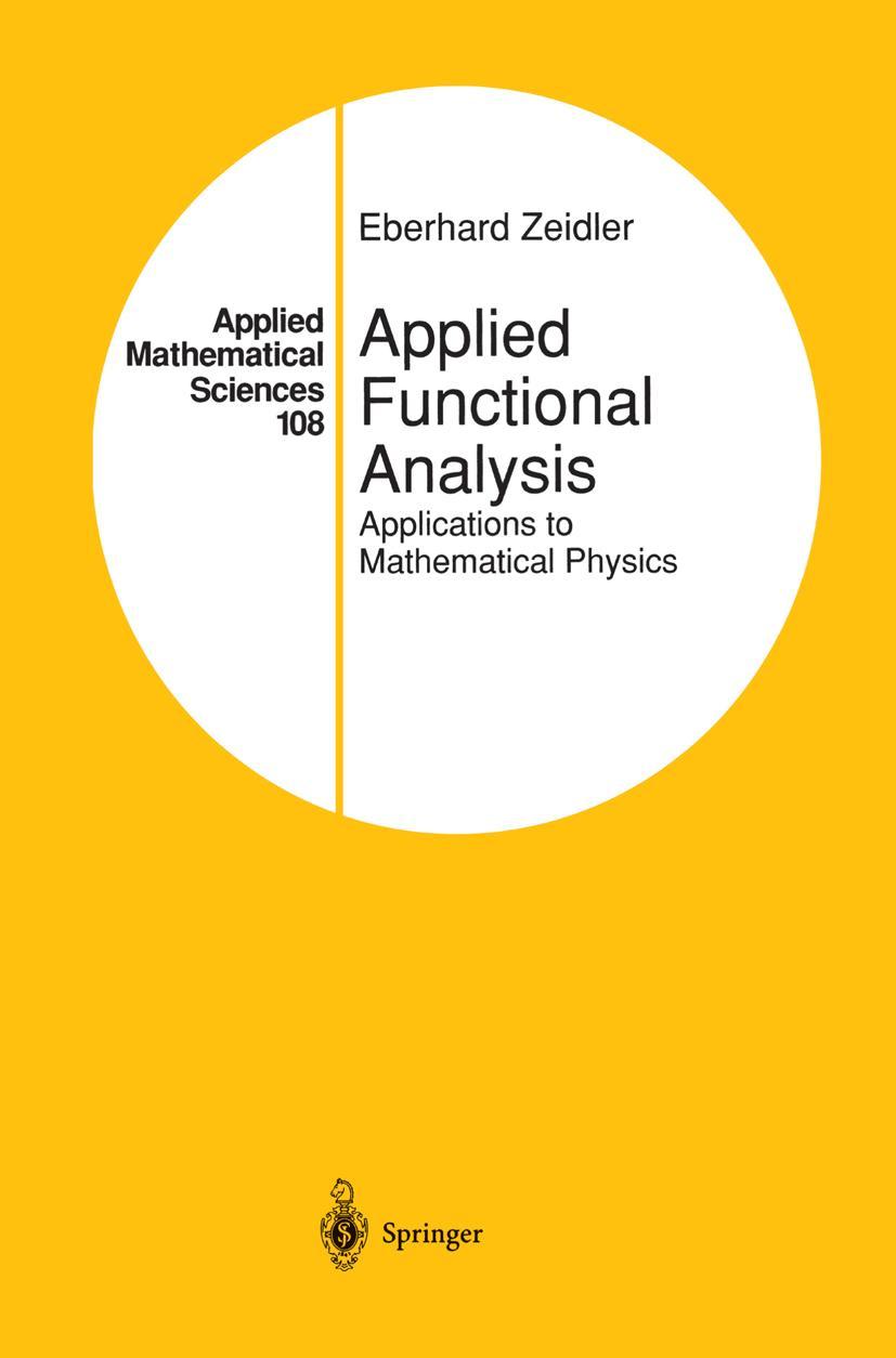 Cover: 9780387944425 | Applied Functional Analysis | Applications to Mathematical Physics