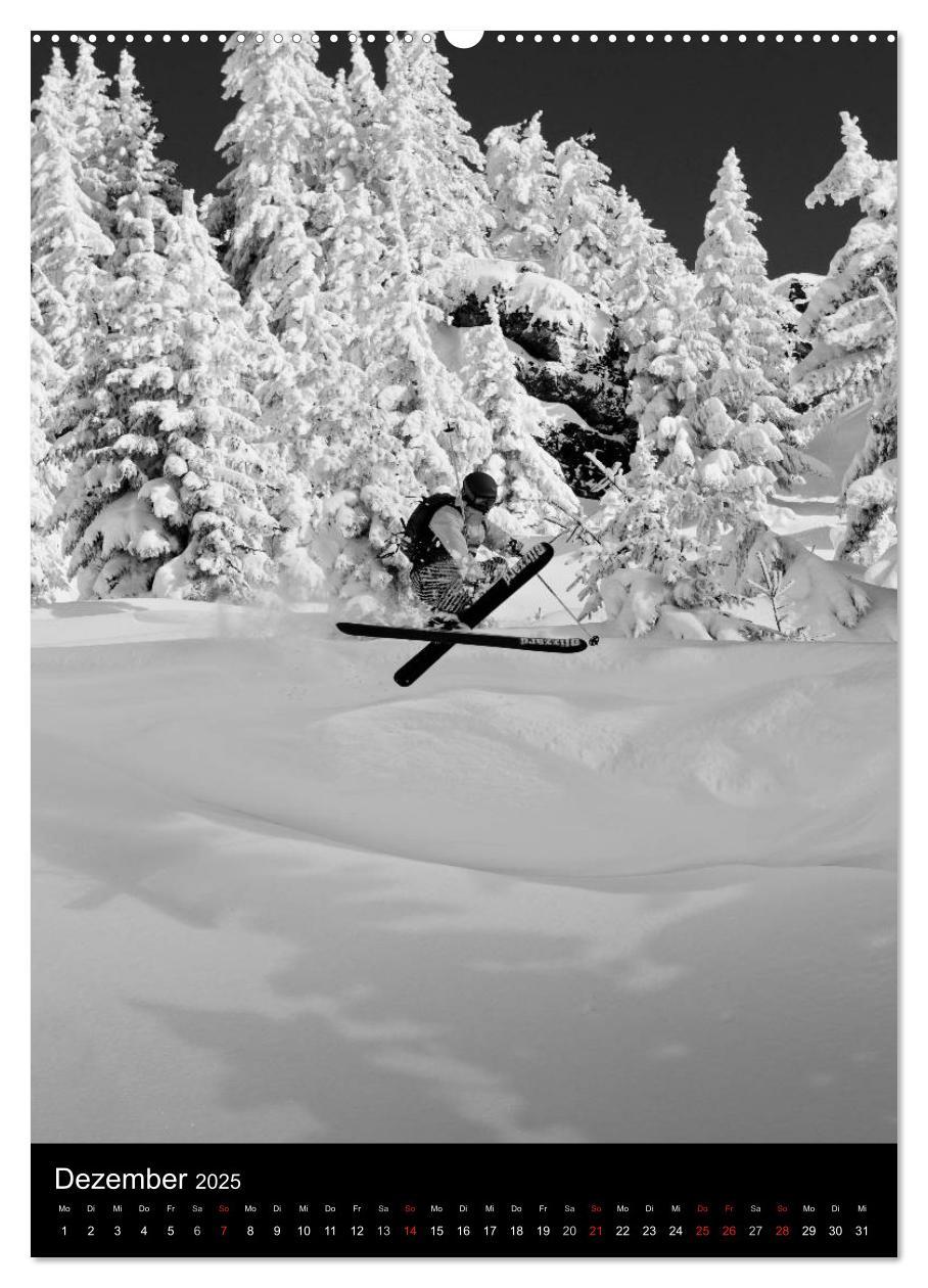 Bild: 9783457077627 | Monochrome Ski (hochwertiger Premium Wandkalender 2025 DIN A2...