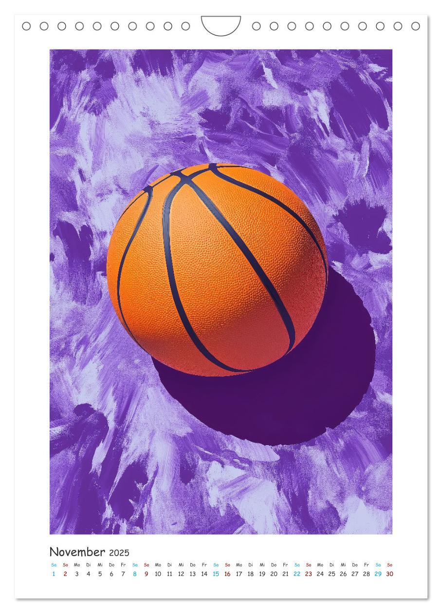 Bild: 9783457205099 | Basketball im Blut (Wandkalender 2025 DIN A4 hoch), CALVENDO...