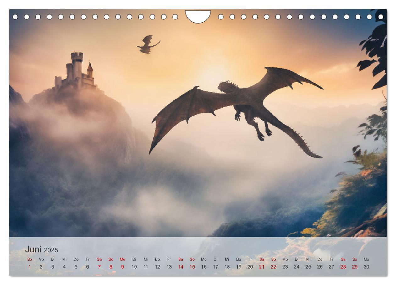 Bild: 9783383835506 | Im Land der schönen Drachen (Wandkalender 2025 DIN A4 quer),...