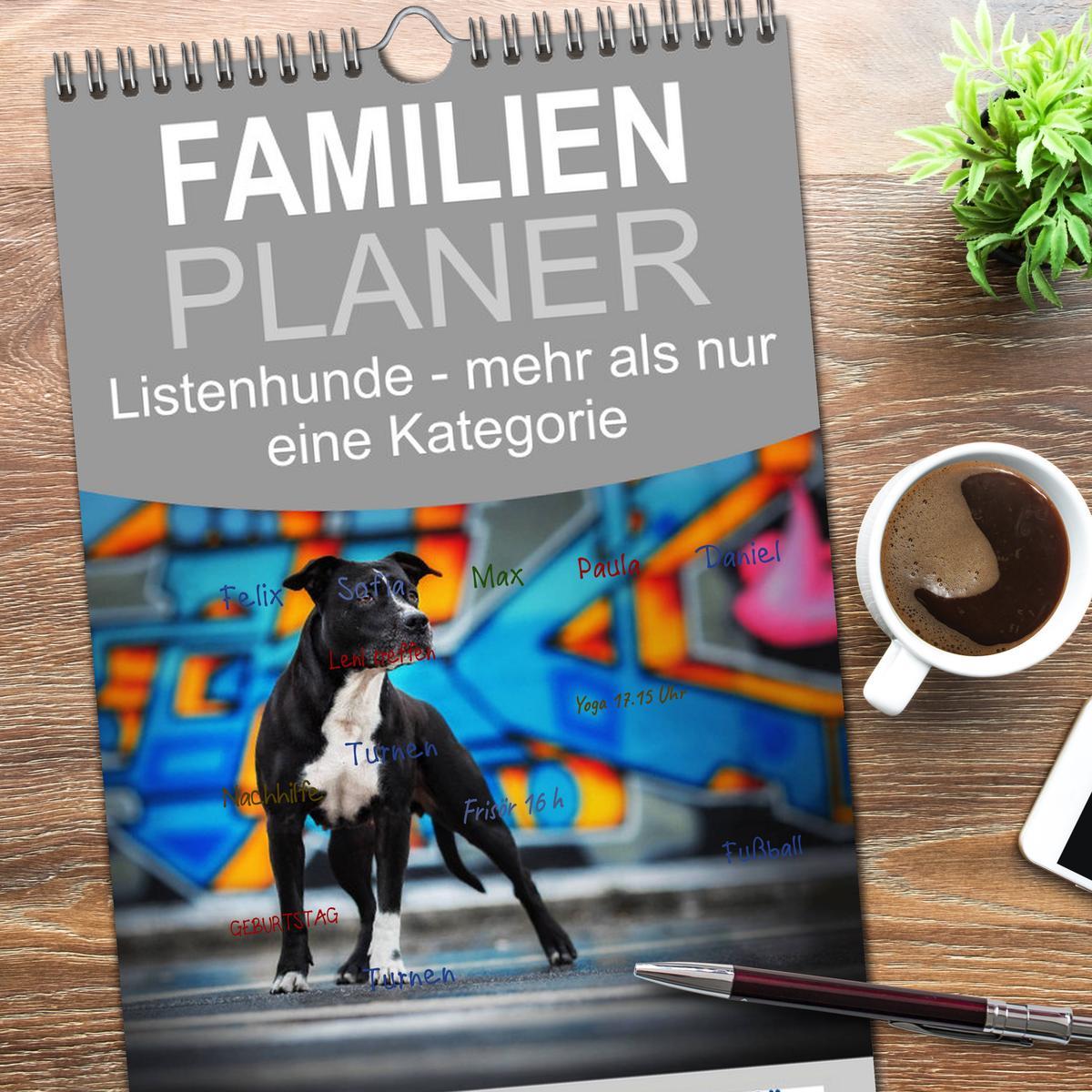 Bild: 9783457118139 | Familienplaner 2025 - Listenhunde - mehr als nur eine Kategorie mit...