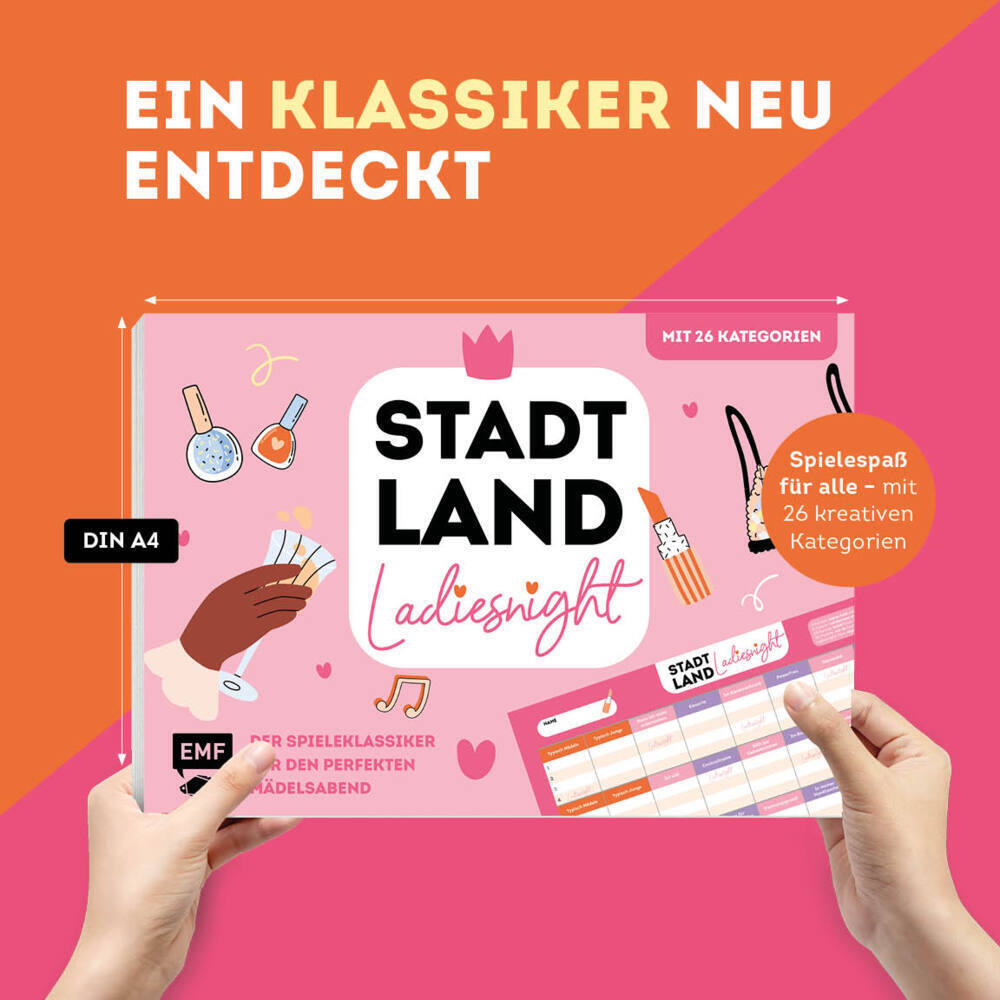 Bild: 4260478341838 | Stadt, Land, Ladiesnight - Der Spieleklassiker für den perfekten...