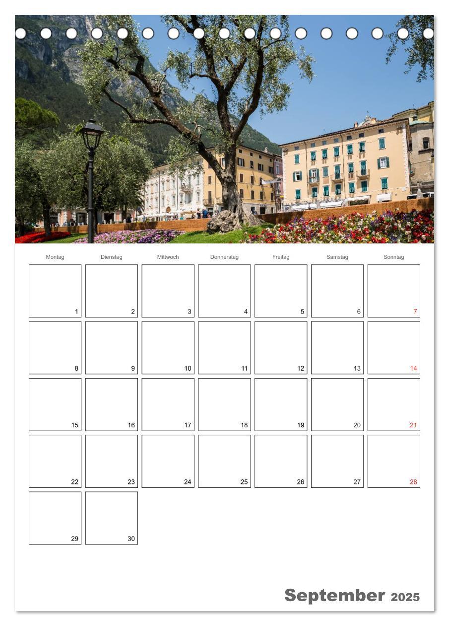 Bild: 9783457025970 | GARDASEE Terminplaner (Tischkalender 2025 DIN A5 hoch), CALVENDO...