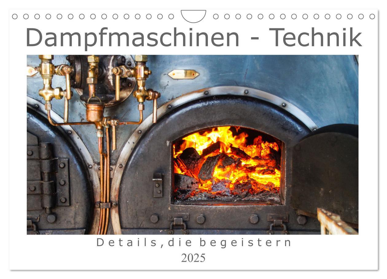 Cover: 9783435101030 | Dampfmaschinen - Technik (Wandkalender 2025 DIN A4 quer), CALVENDO...