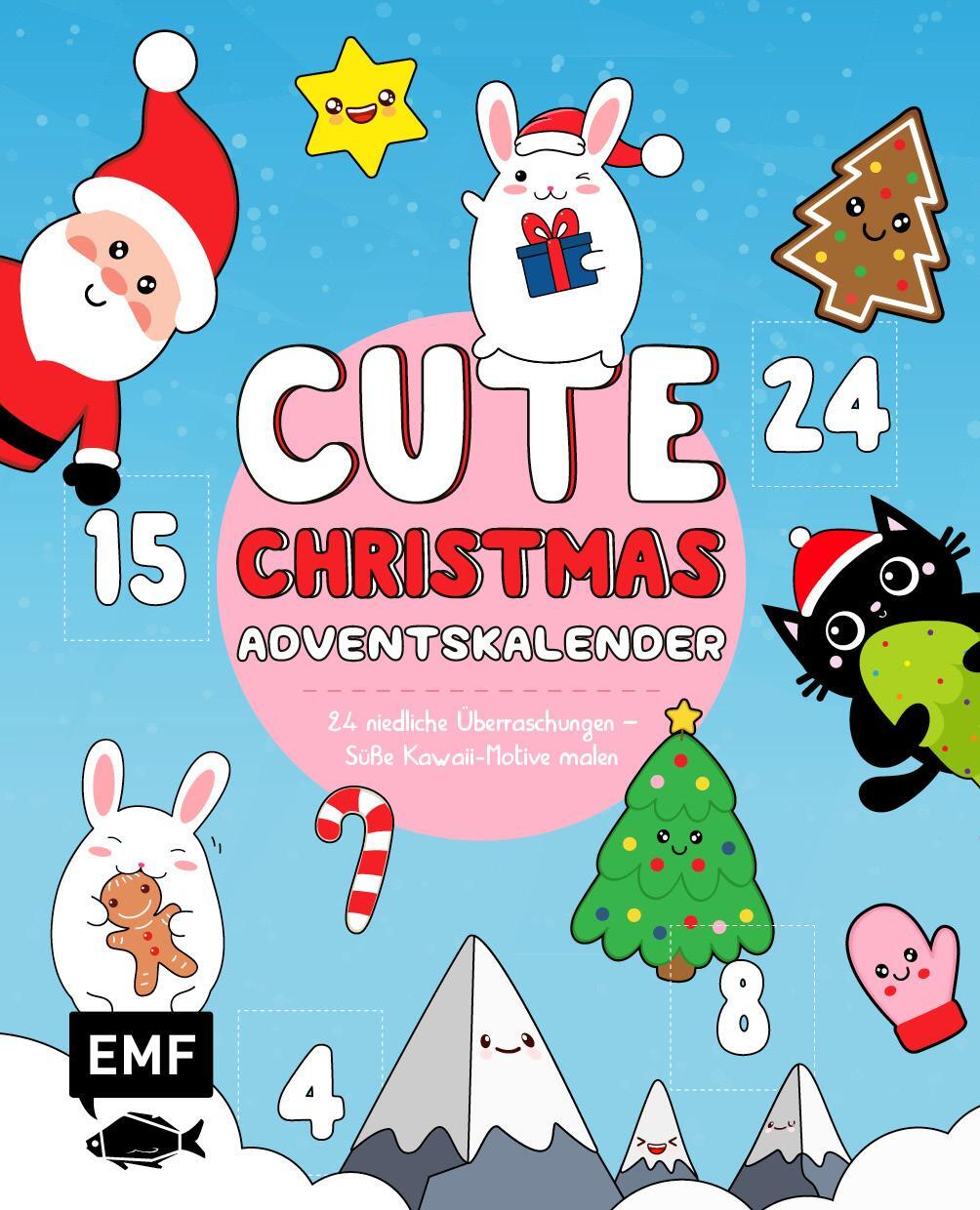 Cover: 9783745906707 | Mein Kawaii-Adventskalender-Buch: Cute Christmas | Buch | 112 S.