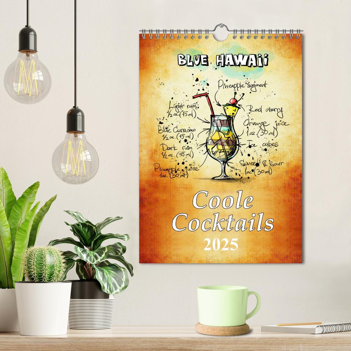 Bild: 9783457038499 | Coole Cocktails (Wandkalender 2025 DIN A4 hoch), CALVENDO...