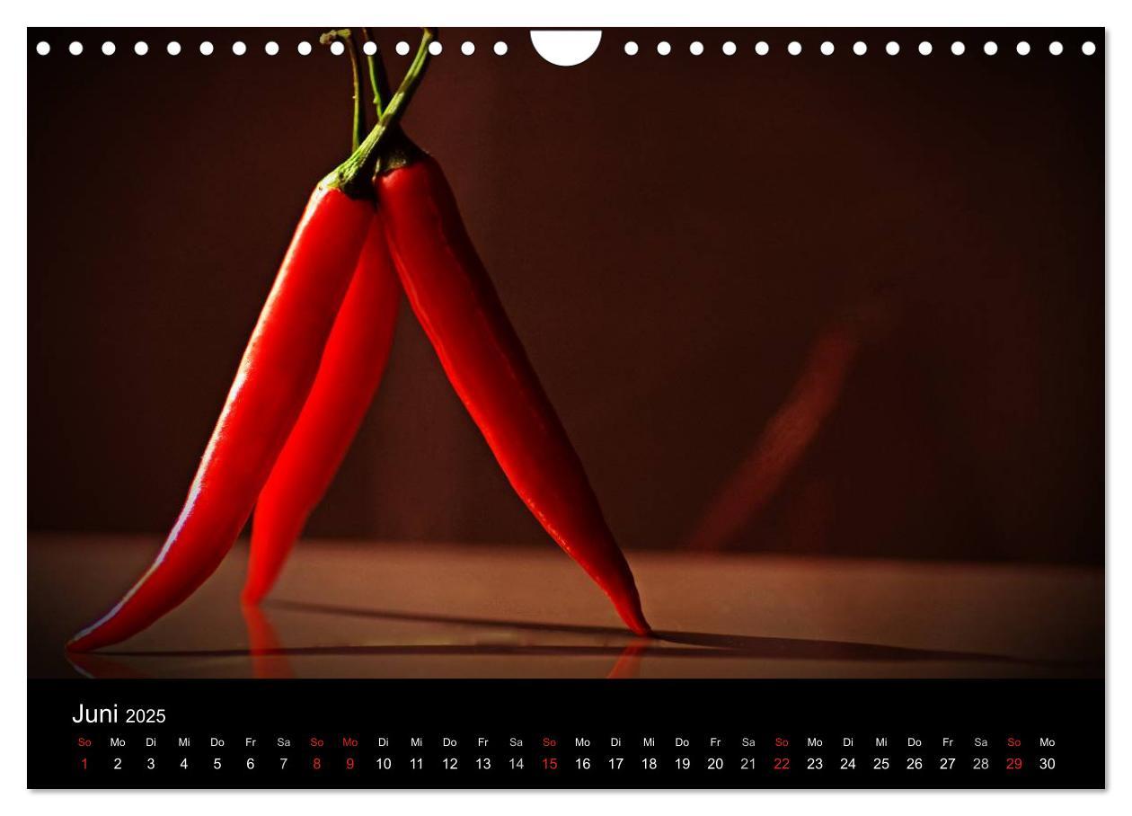 Bild: 9783435824335 | Hot Chili Küchen Kalender (Wandkalender 2025 DIN A4 quer), CALVENDO...