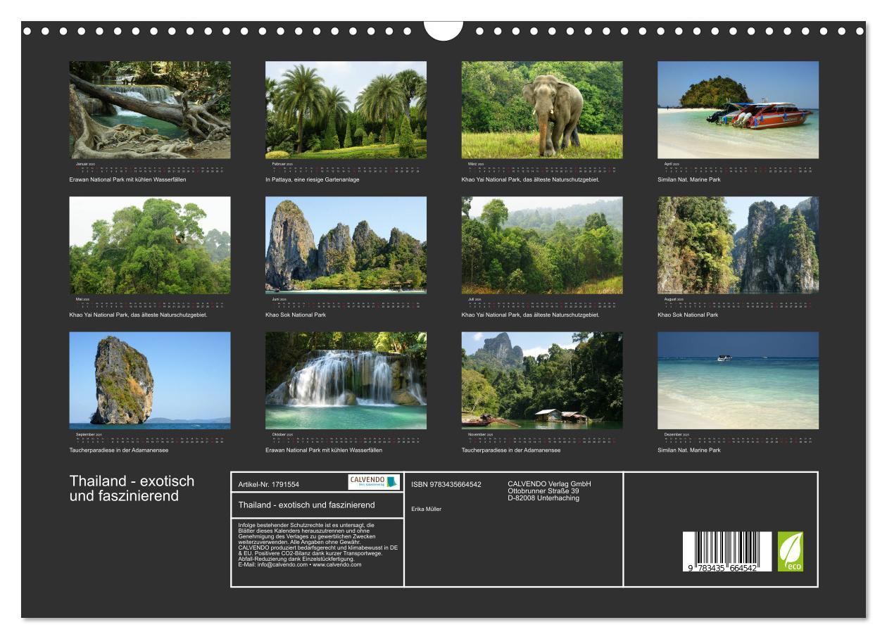 Bild: 9783435664542 | Thailand - exotisch und faszinierend (Wandkalender 2025 DIN A3...