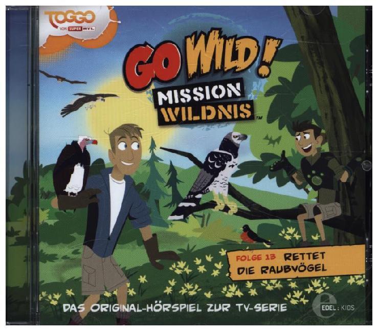 Cover: 4029759104209 | Go Wild! - Mission Wildnis - Raubvögel, Audio-CD | Audio-CD | 45 Min.