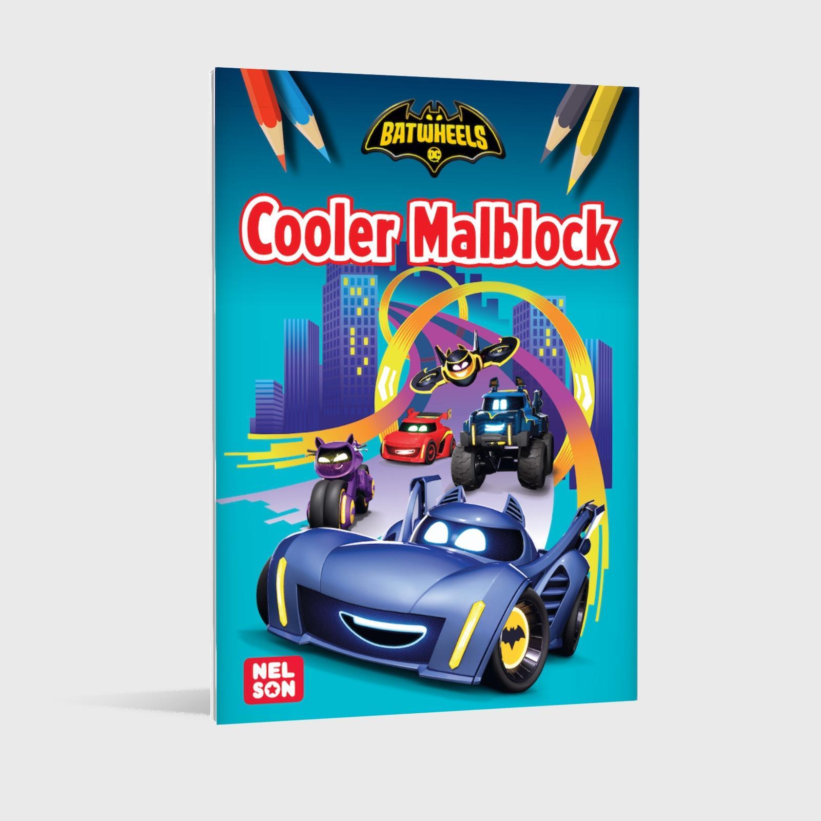 Bild: 9783845127996 | DC Batwheels: Cooler Malblock | Taschenbuch | DC Universum | 128 S.