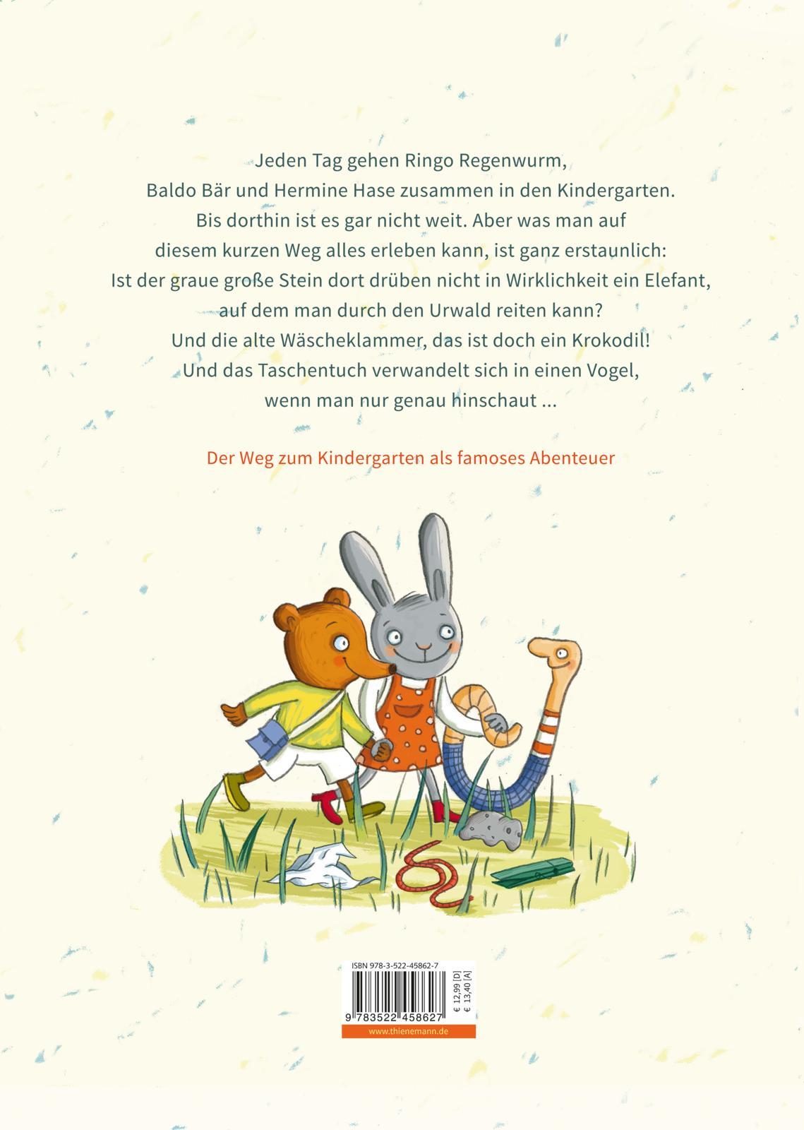 Rückseite: 9783522458627 | Unsere unglaubliche Reise in den Kindergarten | Daniela Kulot | Buch