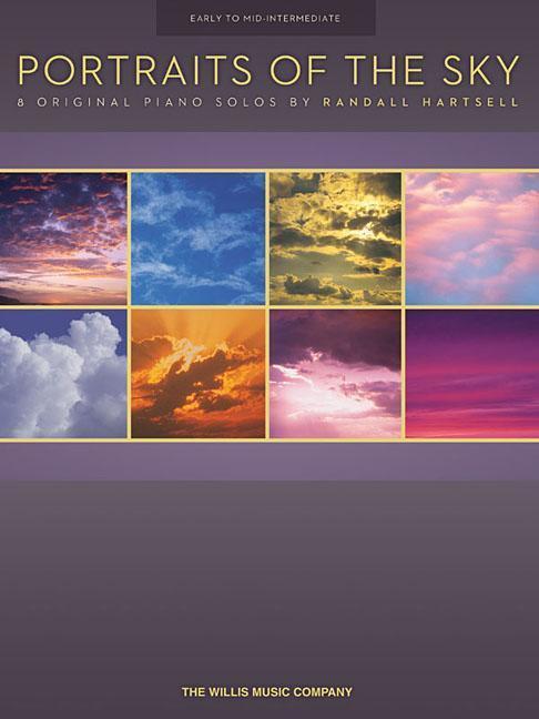 Cover: 884088257996 | Portraits of the Sky | 8 Original Intermediate Piano Solos | Hartsell