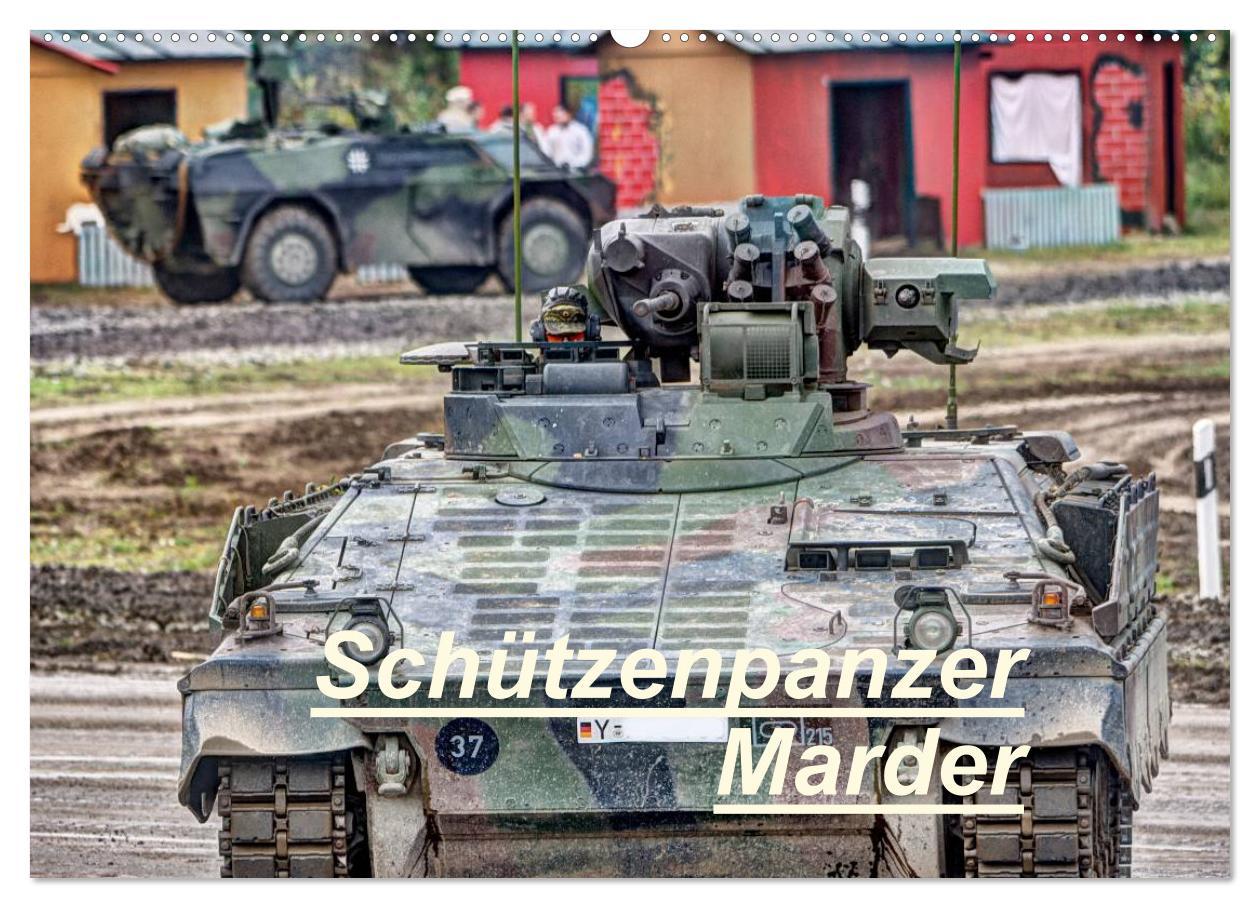 Cover: 9783435823055 | Schützenpanzer Marder (Wandkalender 2025 DIN A2 quer), CALVENDO...