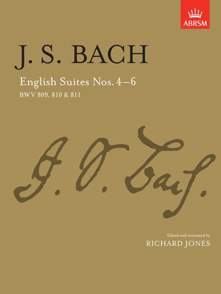 Cover: 9781854723864 | English Suites Nos. 4 - 6 | BWV 809, 810 &amp; 811 | Johann Sebastian Bach