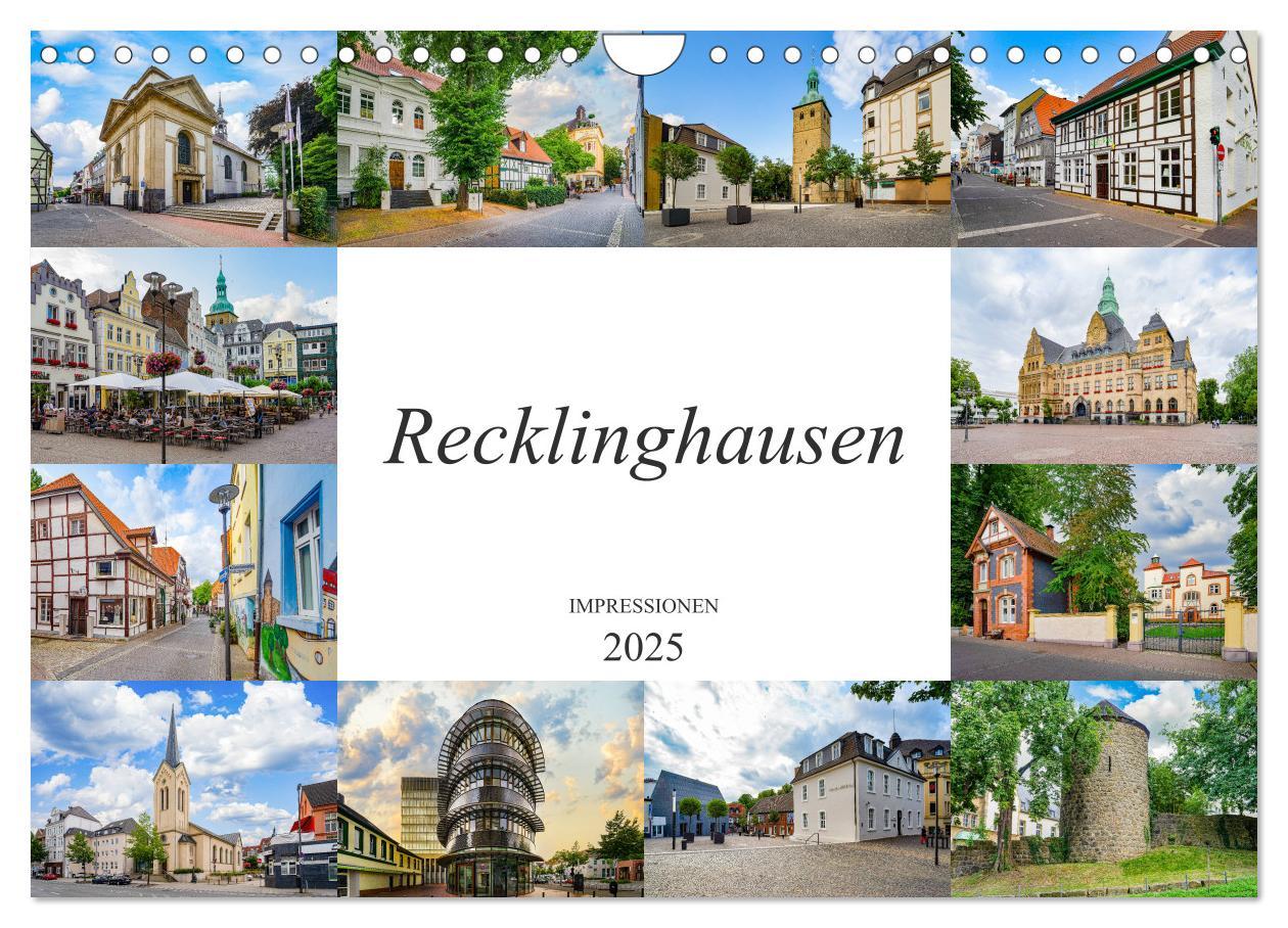 Cover: 9783435210817 | Recklinghausen Impressionen (Wandkalender 2025 DIN A4 quer),...