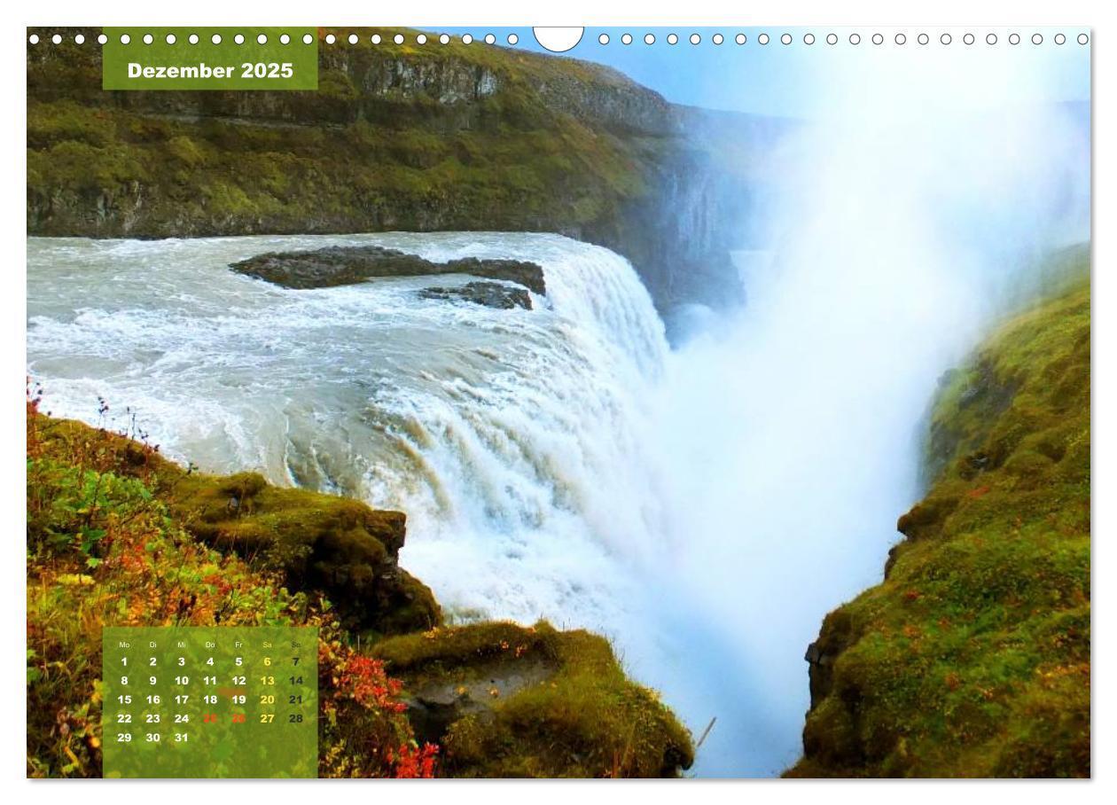 Bild: 9783435500123 | Naturwunder Wasserfälle (Wandkalender 2025 DIN A3 quer), CALVENDO...