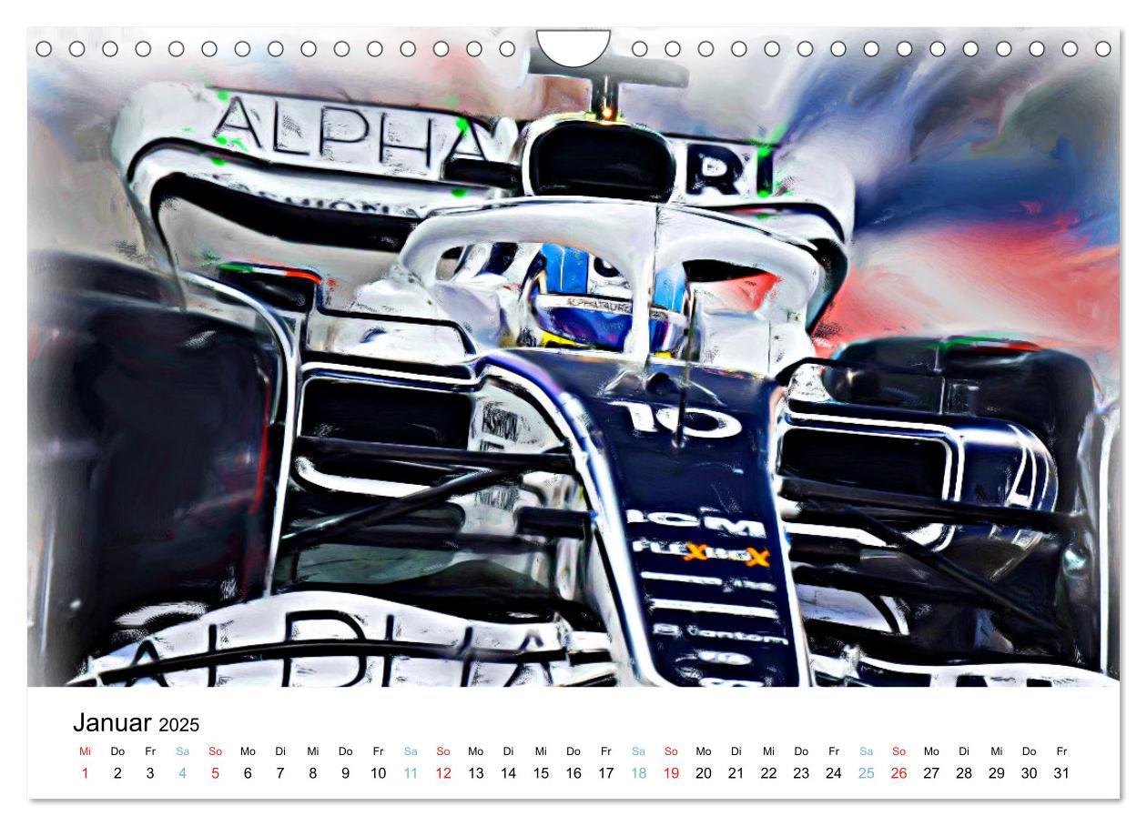 Bild: 9783435301669 | Formel 1 kreativ - Digital Art von Jean-Louis Glineur (Wandkalender...