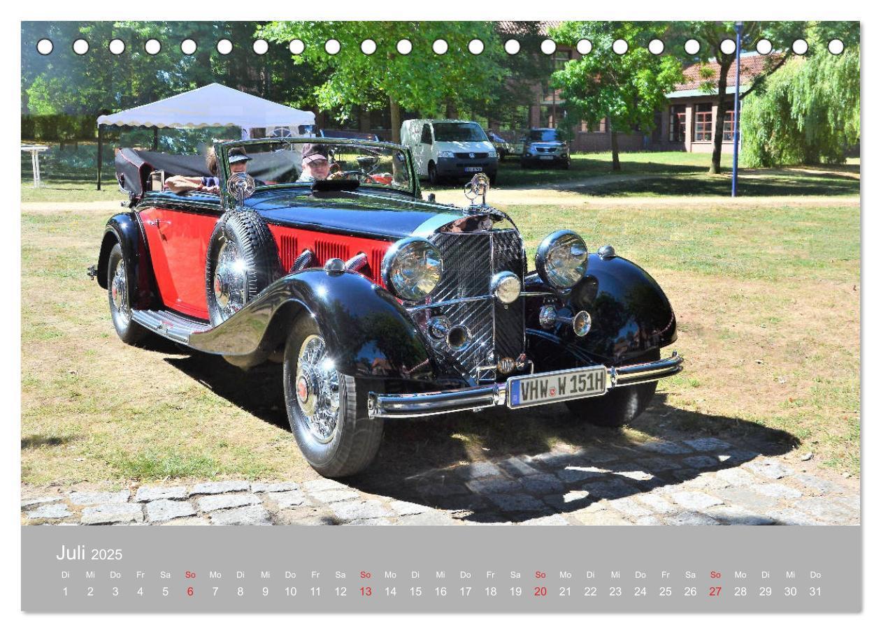 Bild: 9783435128341 | OLDTIMER-Event (Tischkalender 2025 DIN A5 quer), CALVENDO...