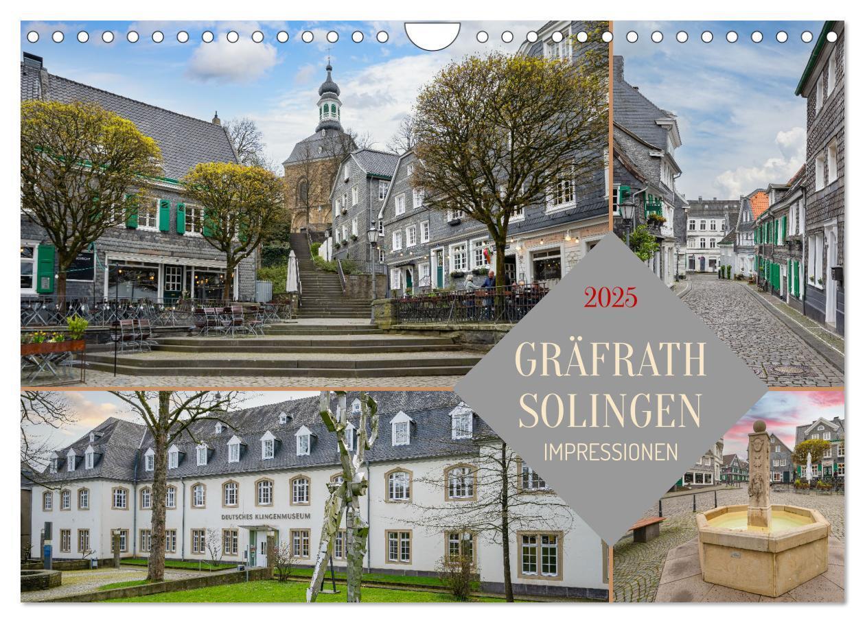 Cover: 9783435005802 | Solingen-Gräfrath Impressionen (Wandkalender 2025 DIN A4 quer),...