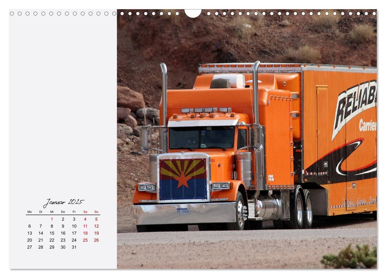 Bild: 9783435338269 | Langhauber. Coole Trucks in den USA (Wandkalender 2025 DIN A3...