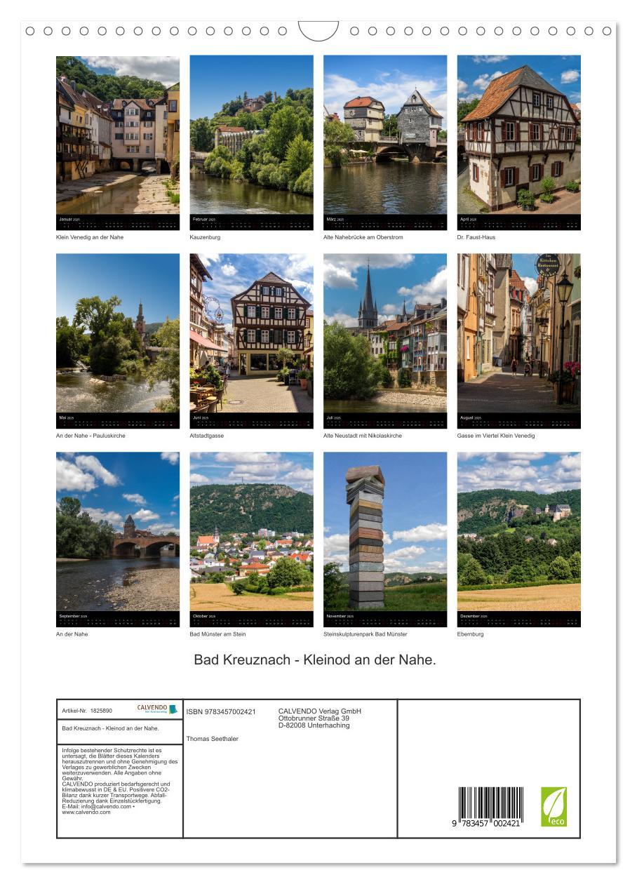 Bild: 9783457002421 | Bad Kreuznach - Kleinod an der Nahe. (Wandkalender 2025 DIN A3...