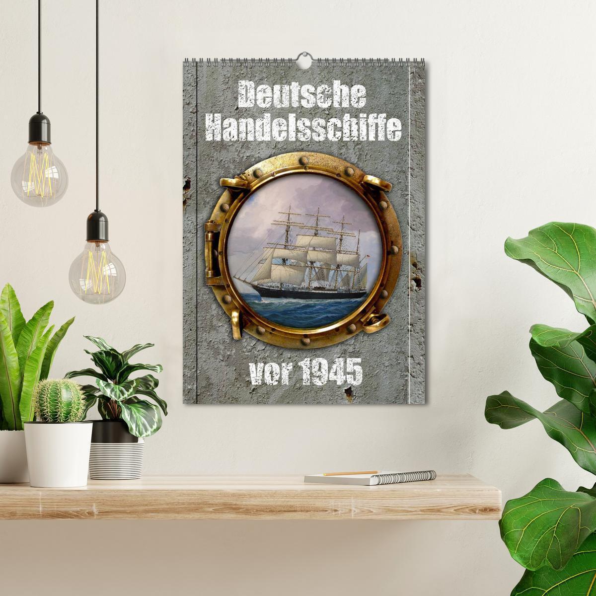 Bild: 9783457045404 | Deutsche Handelsschiffe vor 1945 (Wandkalender 2025 DIN A3 hoch),...