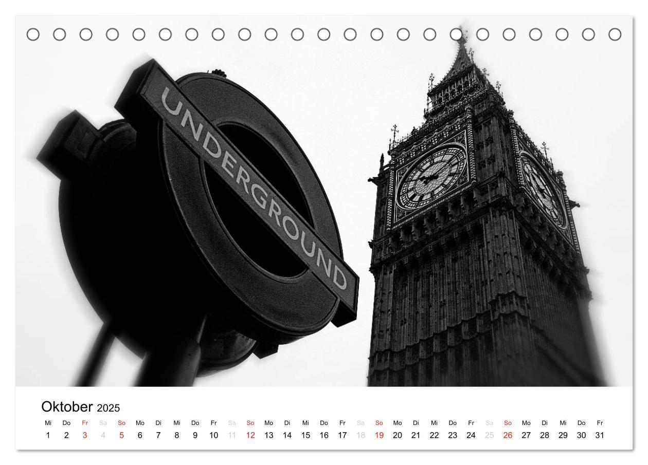 Bild: 9783435761180 | London (Tischkalender 2025 DIN A5 quer), CALVENDO Monatskalender