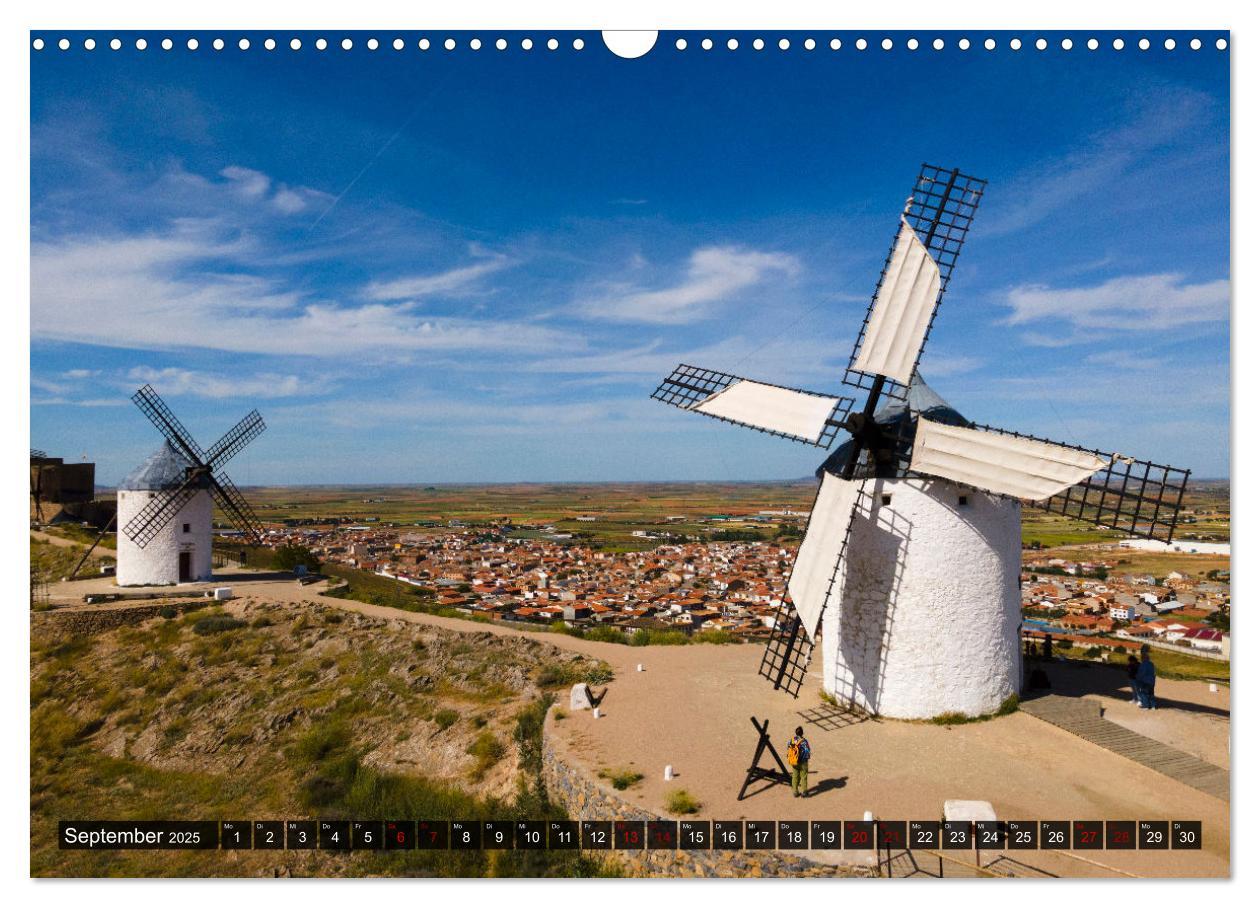 Bild: 9783457179819 | Windmühlen in La Mancha (Wandkalender 2025 DIN A3 quer), CALVENDO...