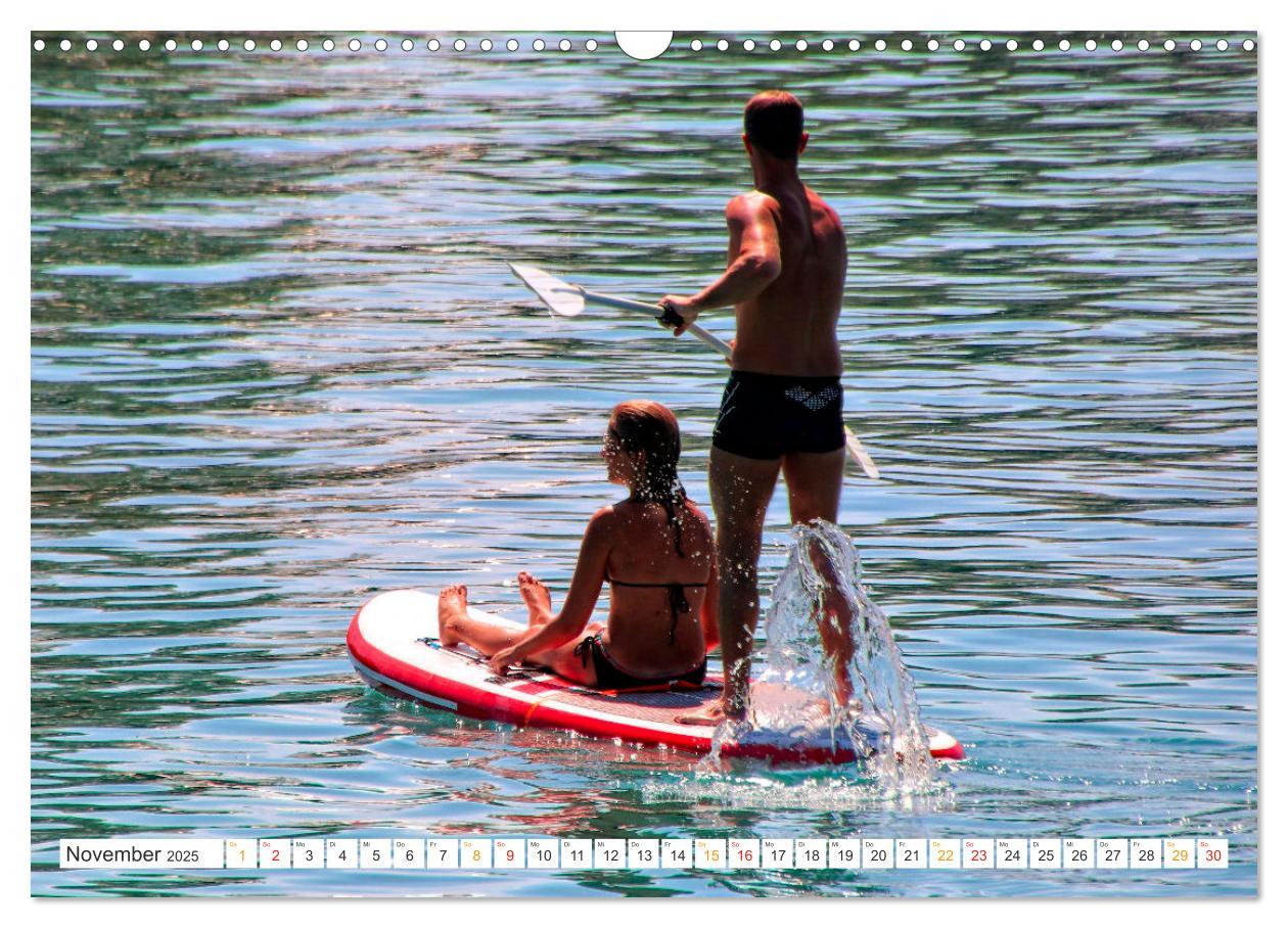 Bild: 9783383931758 | Stand-Up-Paddling SUP (Wandkalender 2025 DIN A3 quer), CALVENDO...