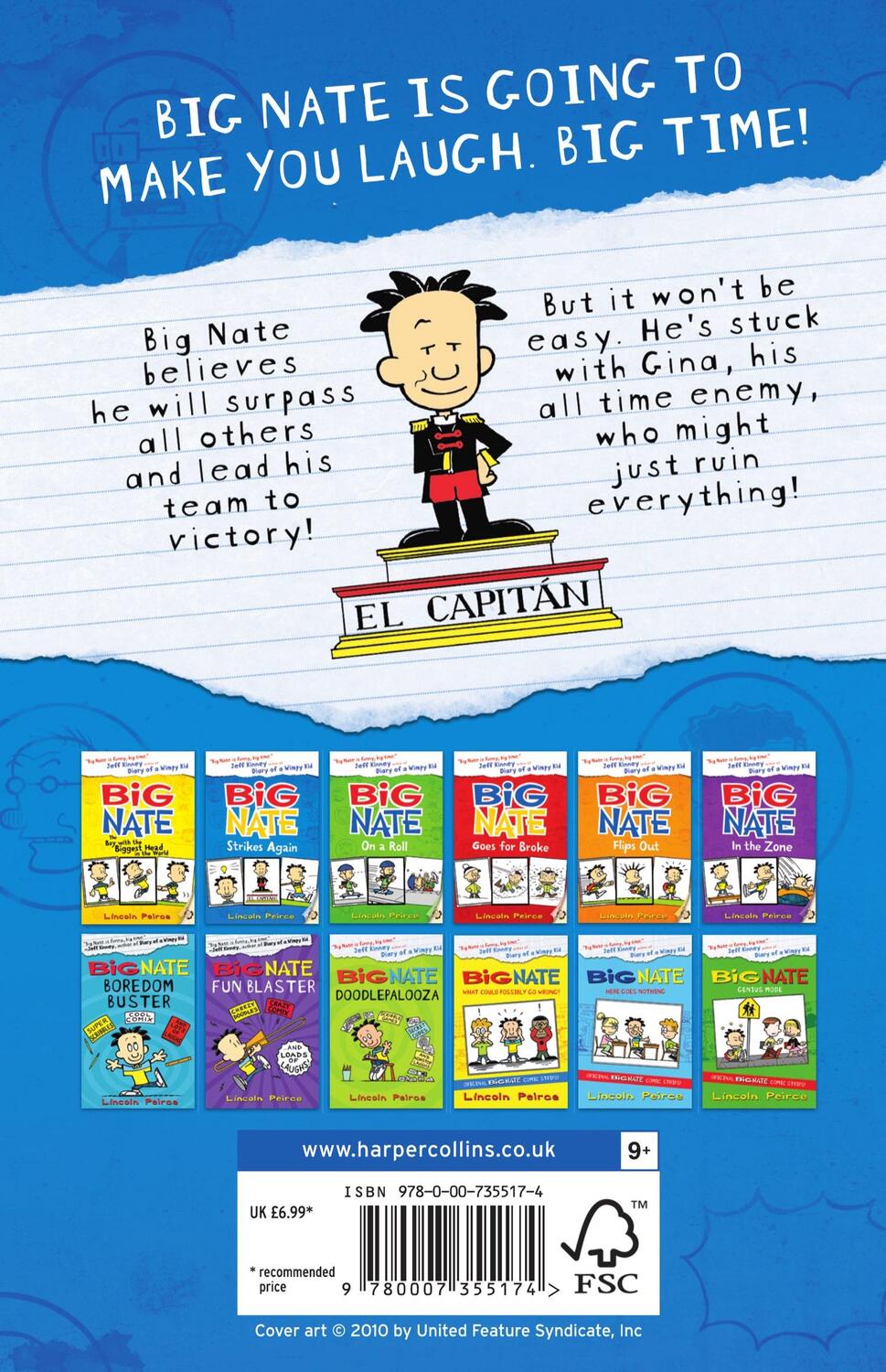 Rückseite: 9780007355174 | Big Nate Strikes Again | Lincoln Peirce | Taschenbuch | 215 S. | 2010