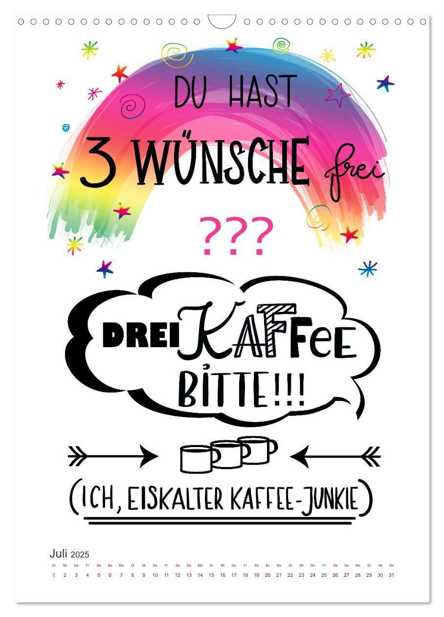 Bild: 9783435897407 | Kaffee liebt dich (Wandkalender 2025 DIN A3 hoch), CALVENDO...