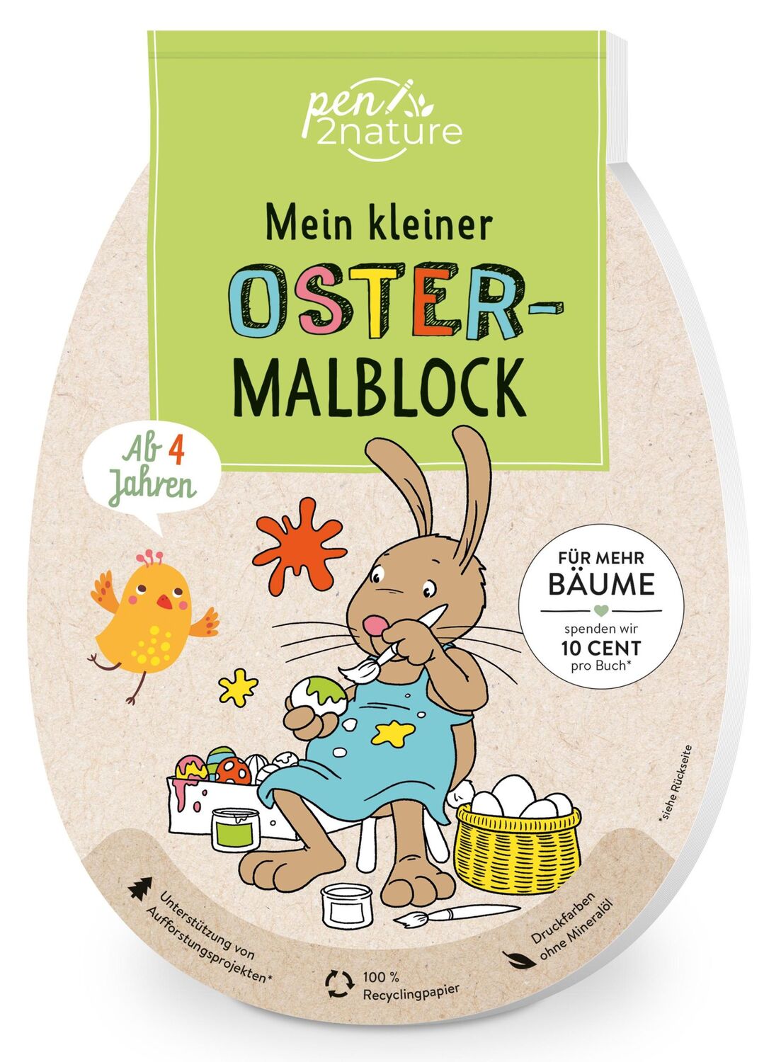 Cover: 9783987640698 | Mein kleiner Oster-Malblock für Kinder ab 4 Jahren | Alexa Riemann