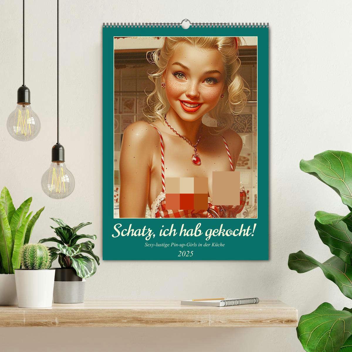 Bild: 9783457124536 | Schatz, ich hab gekocht! Sexy-lustige Pin-up-Girls in der Küche...